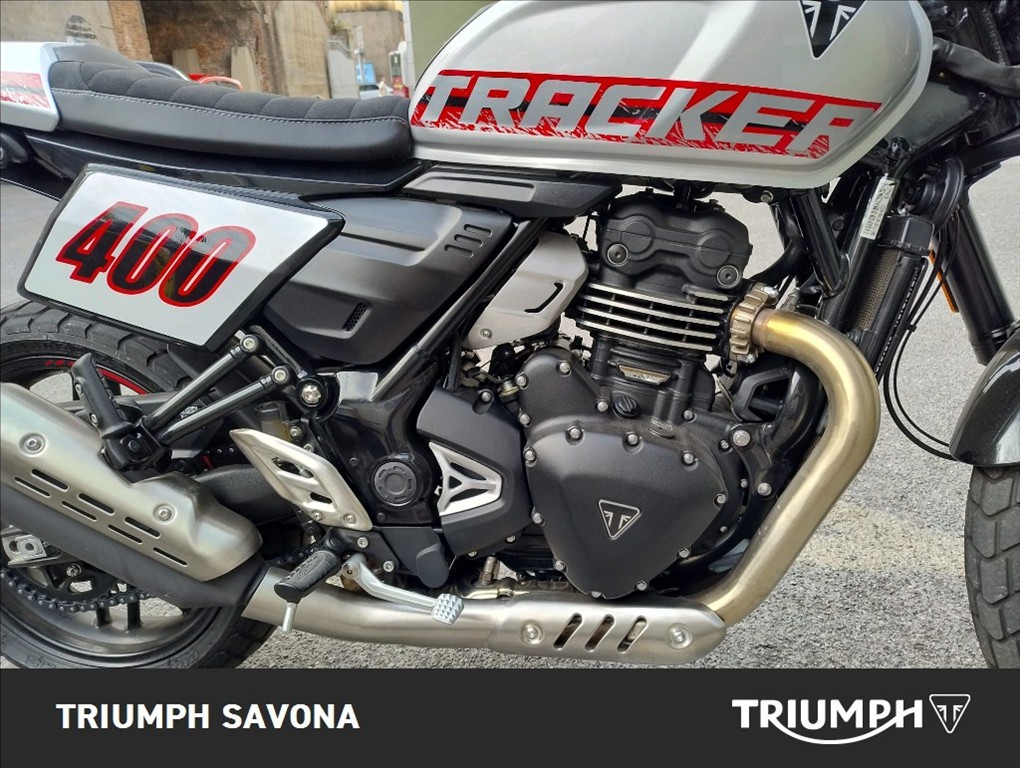 TRIUMPH Tracker 400 Aluminium Silver Abs